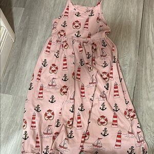 Mini Rodini Pink Nautical Print Dress